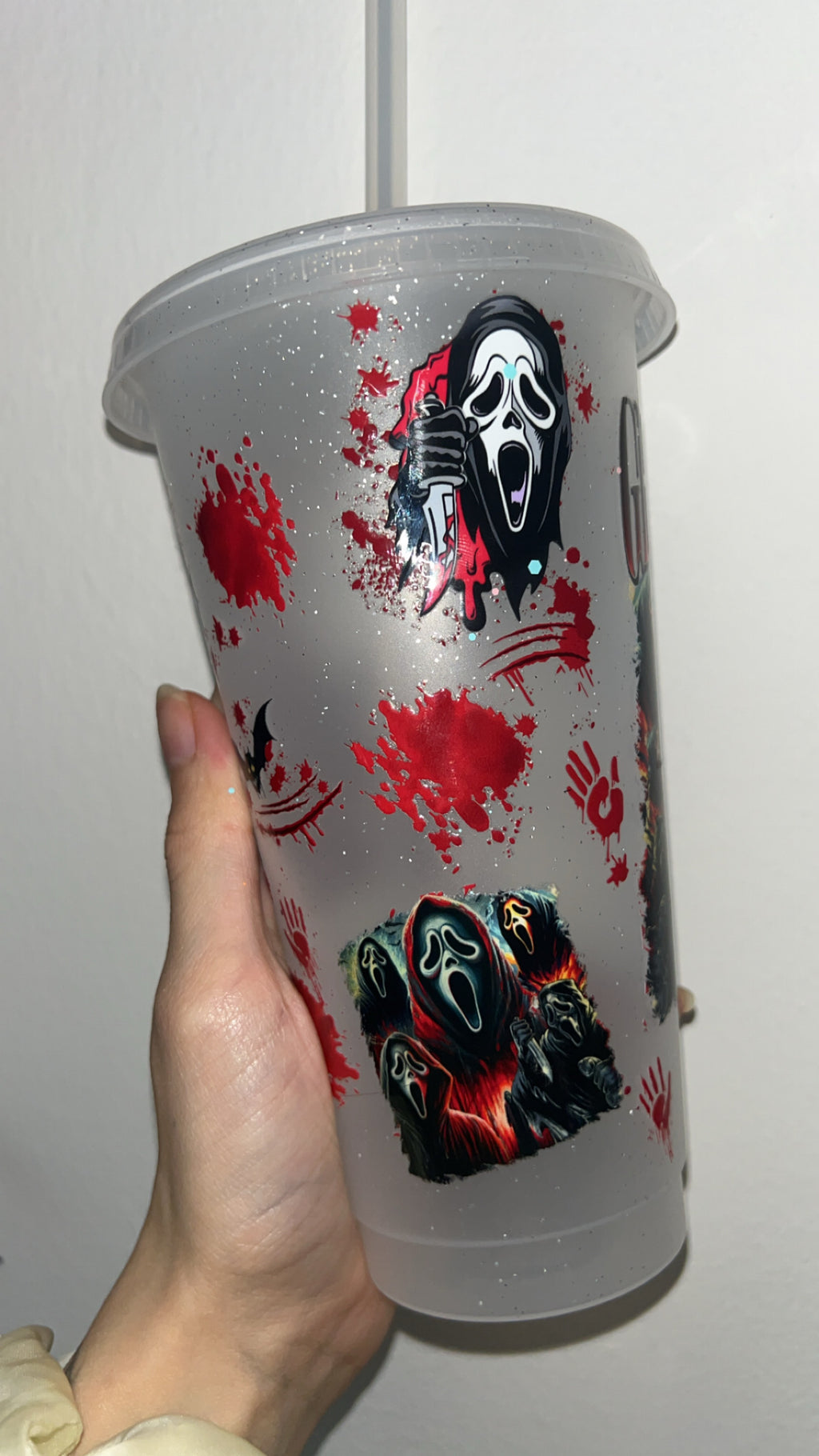 Scream horror tumbler