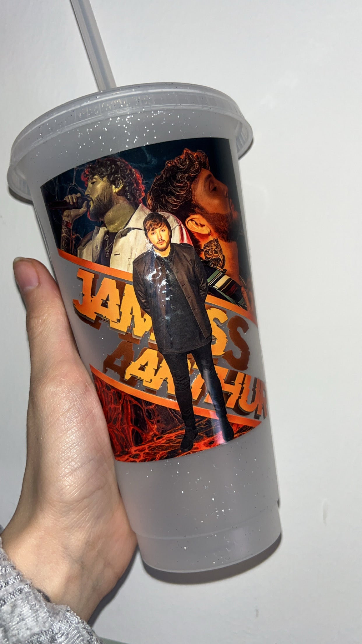 James Arthur tumbler