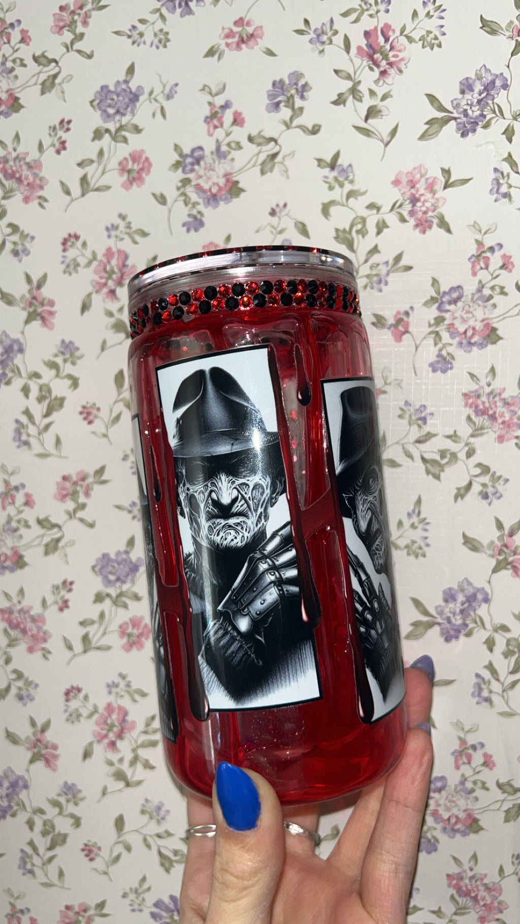Freddy Kruger tumbler