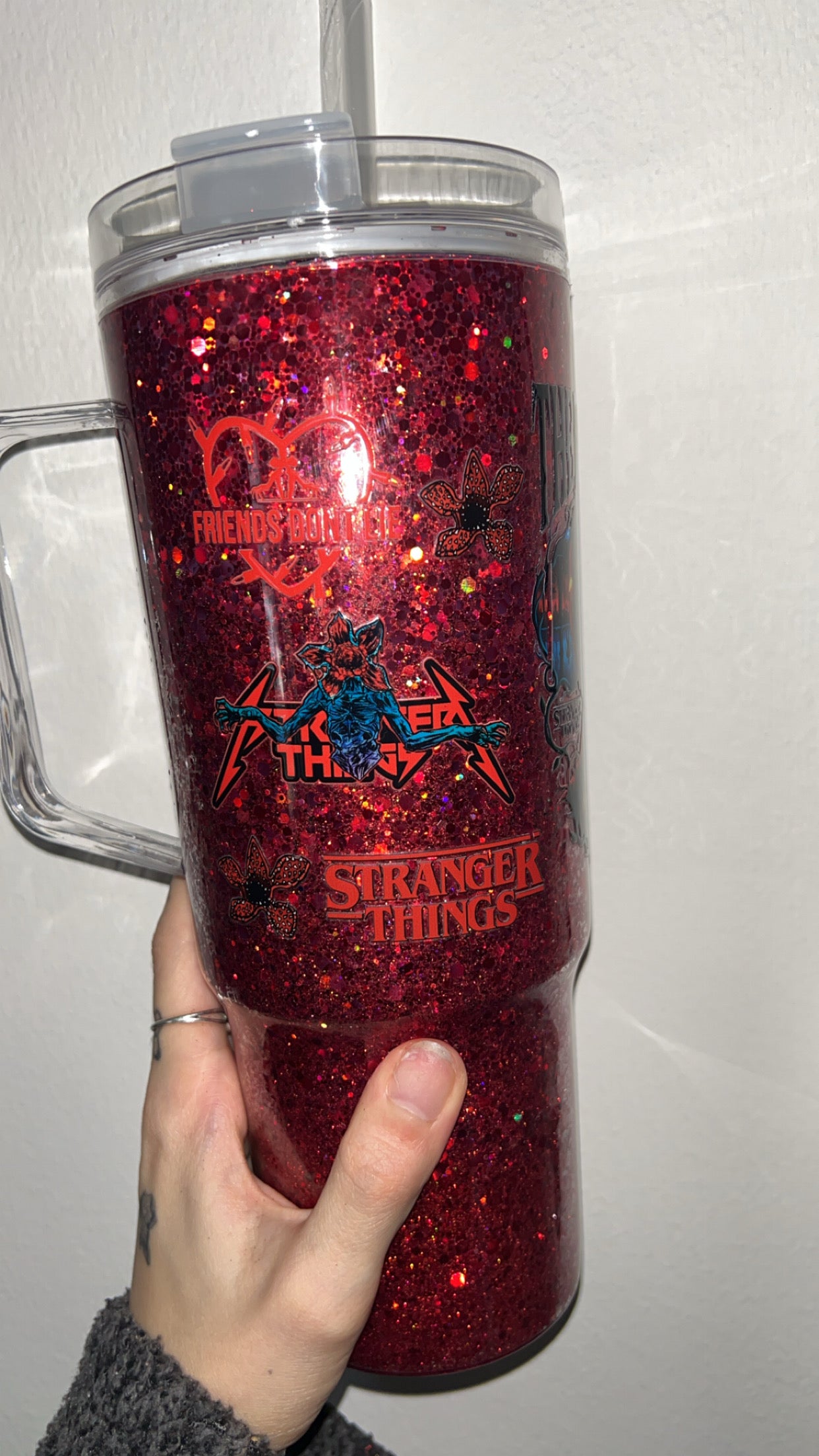 Stranger things Stanley tumbler